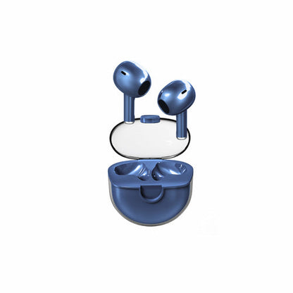 Klarer Bluetooth-Kopfhörer mit Ladegerät