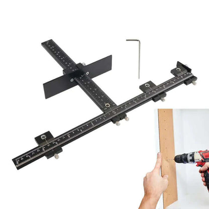 Präzisions-Bohrschablone für exakte Montage