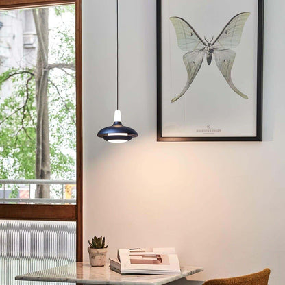 Moderne LED Pendelleuchte, Aluminium, 18cm