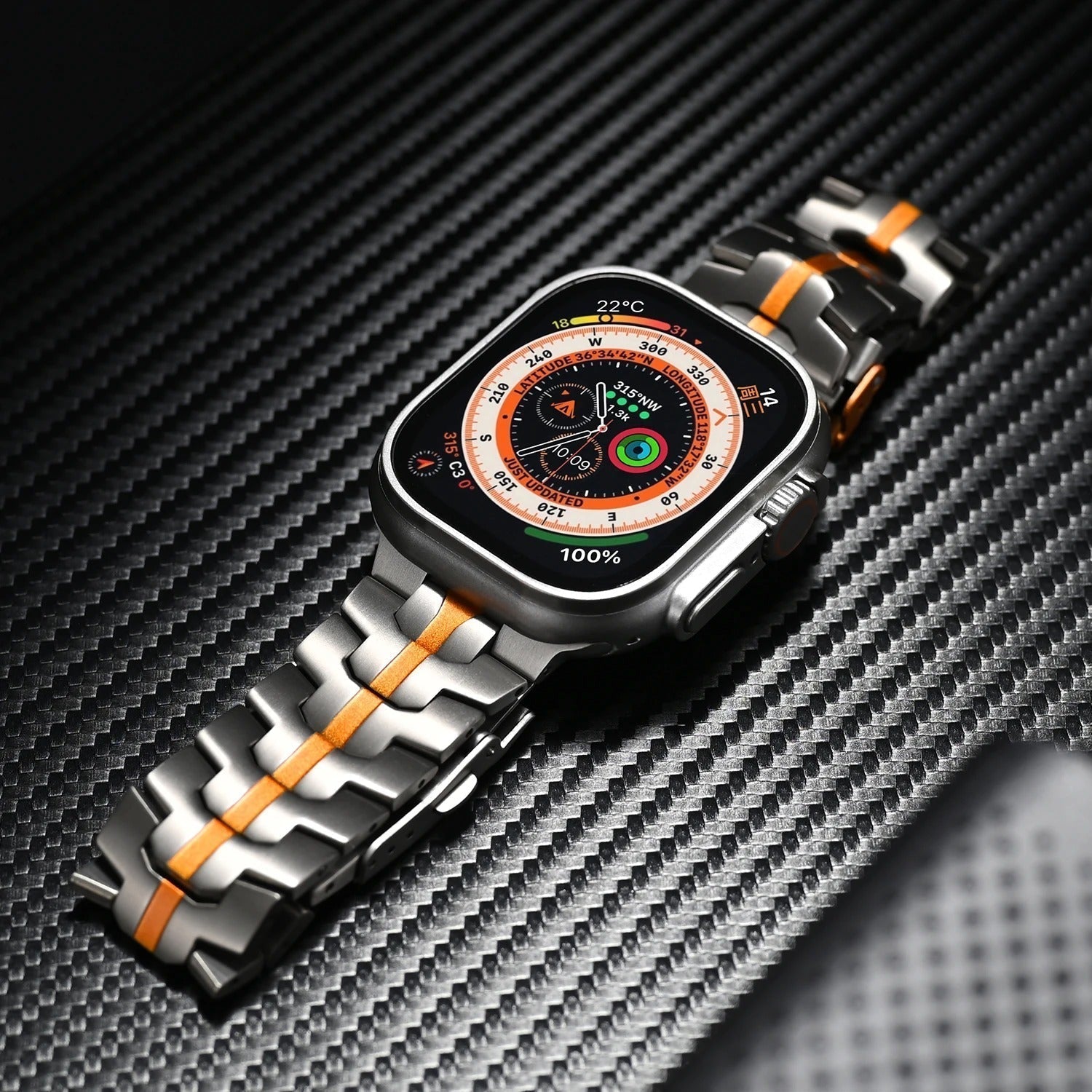 Keith Lane | Luxus Titanium Apple Watch Band