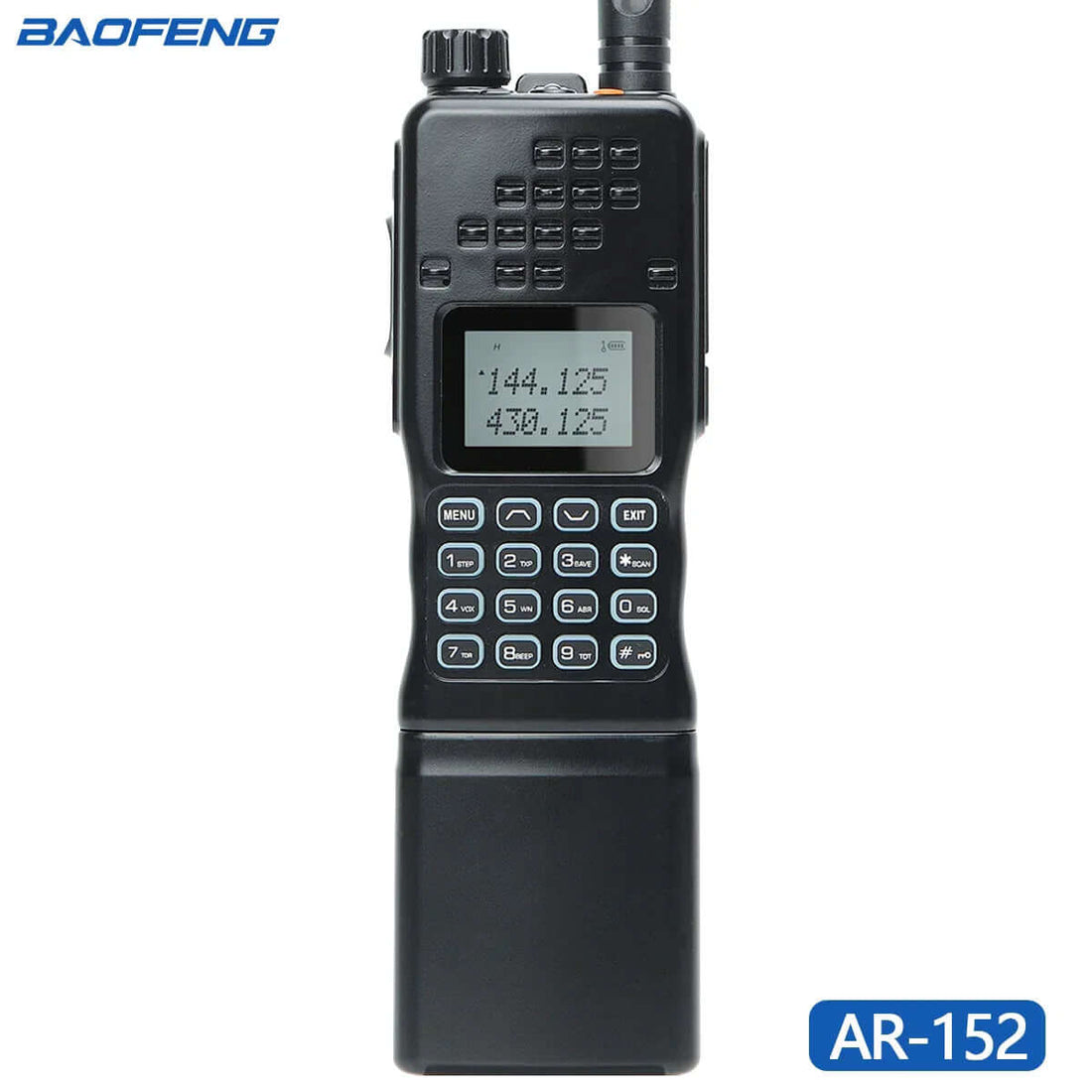 Kompaktes Dualband-Funkgerät mit LCD-Display