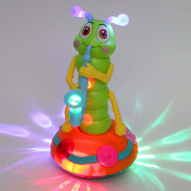 Interaktive Musik-Raupe - Baby-Spielzeug mit Licht &amp; Geräuschen