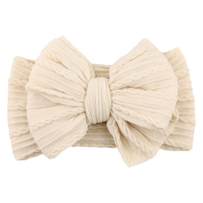 Kinder Haarband Nylon mit Schleife - Elastisch &amp; Vielseitig