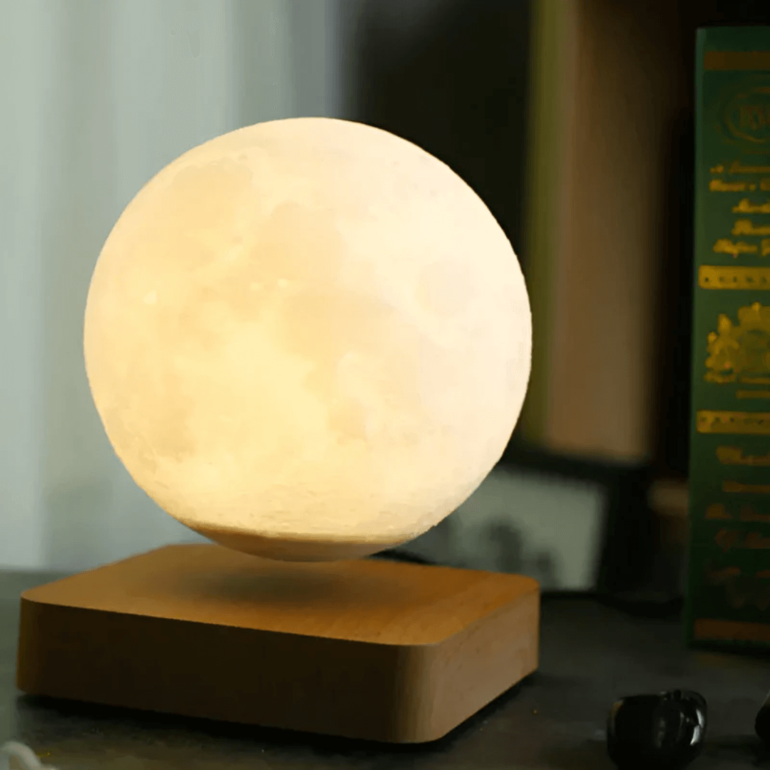 Schwebende Mondlampe mit Touch-Steuerung