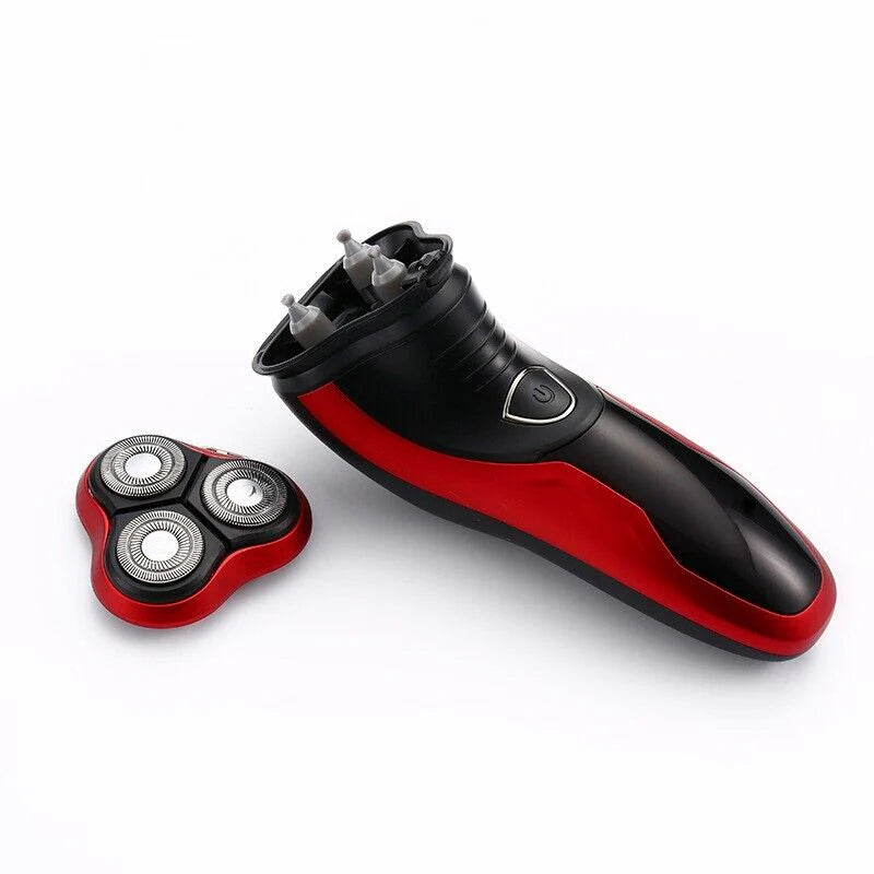 Herren Rasierer Rotary Waterproof Elektrischer Rasierer Pop-Up Trimmer Nass Trocken Kabellos