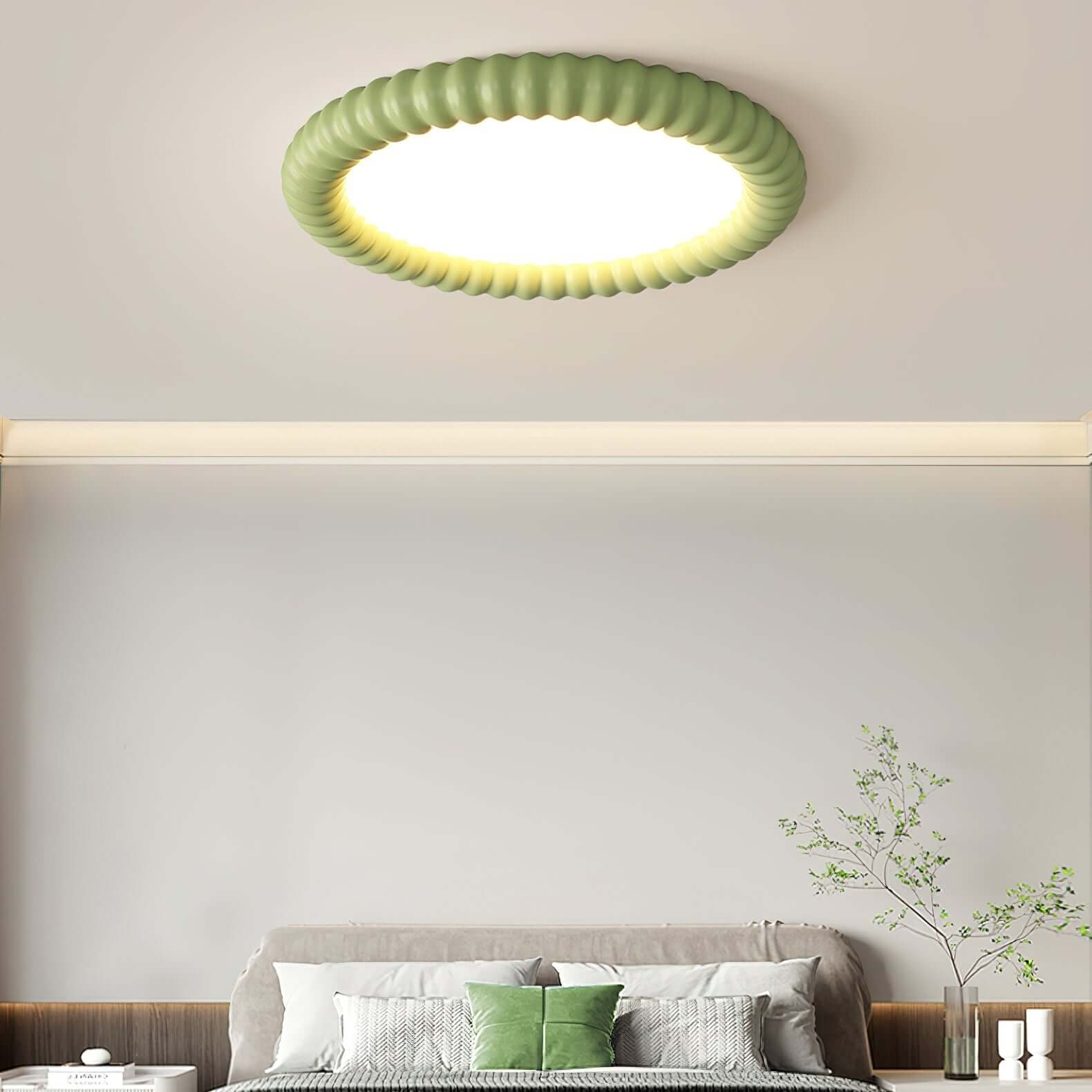 Moderne LED Deckenleuchte - Wellen-Design