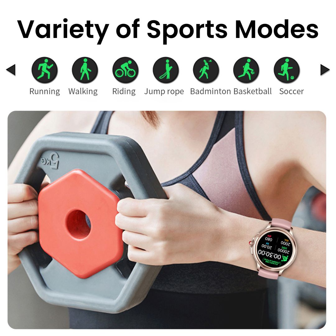 Smartwatch für Damen – Fitness, Gesundheit und zeitloser Stil in einem
