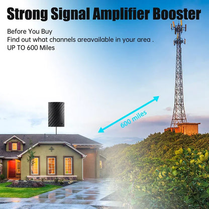 Langstrecken Innen HDTV 4K Digitale Antenne 600 Meilen