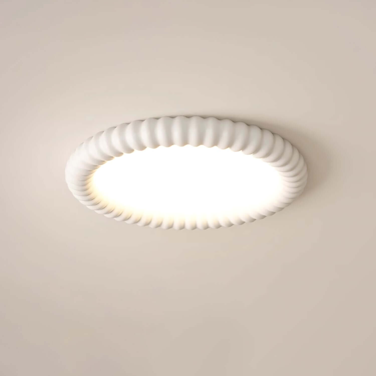 Moderne LED Deckenleuchte - Wellen-Design