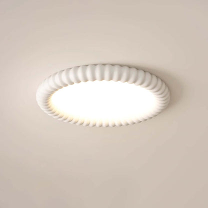 Moderne LED Deckenleuchte - Wellen-Design