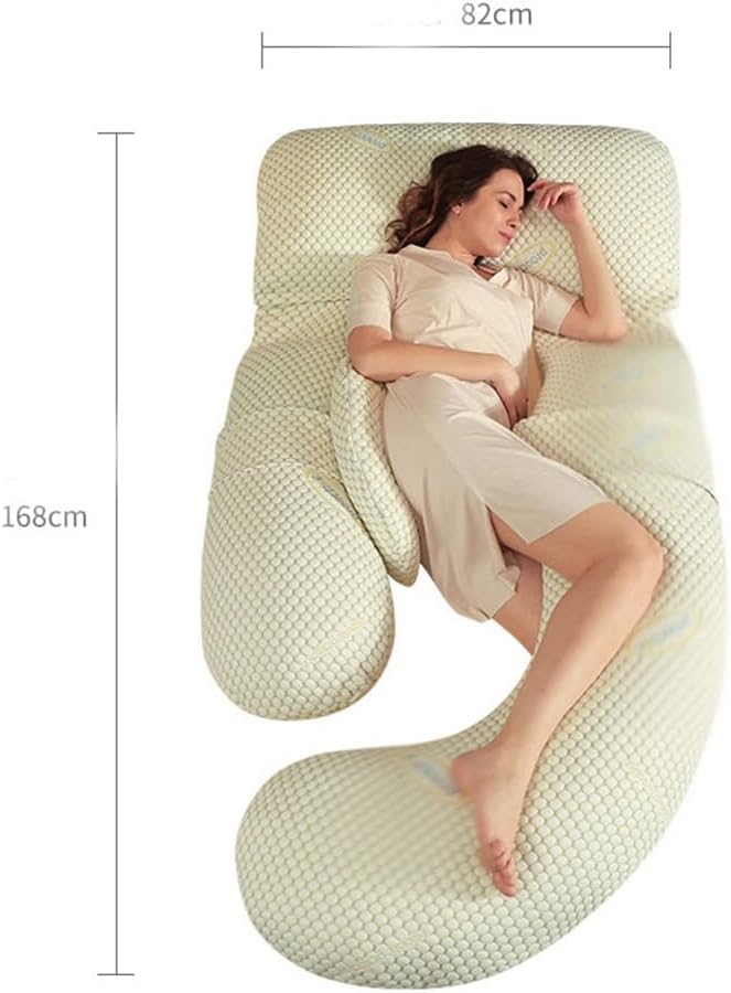 Ergonomisches Schwangerschaftskissen aus weicher Baumwolle