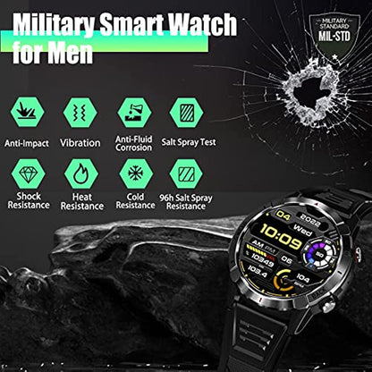 Zelara Militärisch Robuste Outdoor Taktische Smartwatch NY10