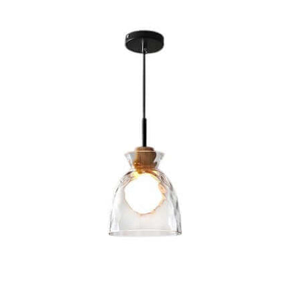 Moderner Glas-Kronleuchter, 1/3 Köpfe