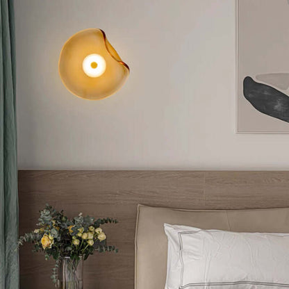 Moderne LED Wandleuchte mit Rauchglas
