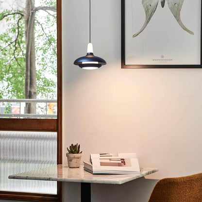 Moderne LED Pendelleuchte, Aluminium, 18cm
