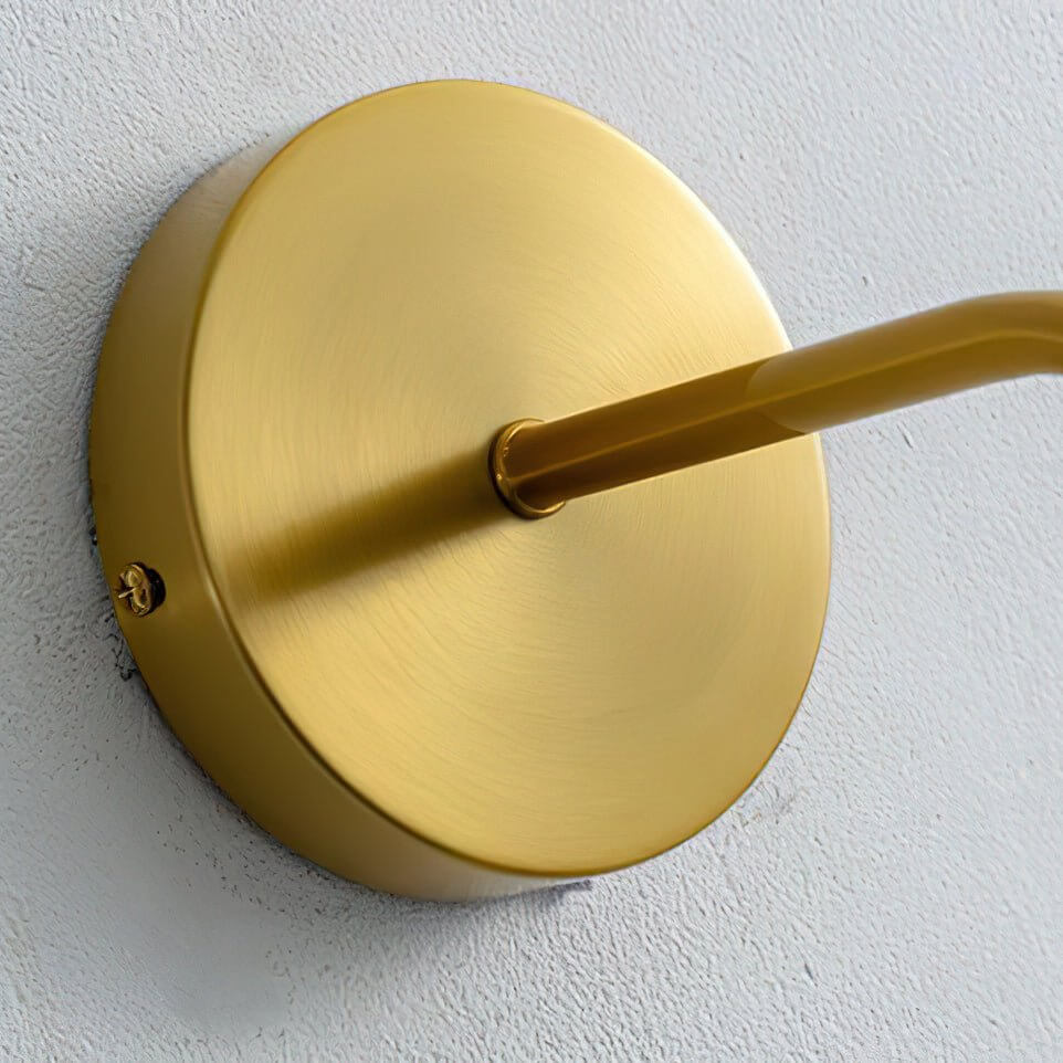 Elegante Wandleuchte mit Glockenorchideen