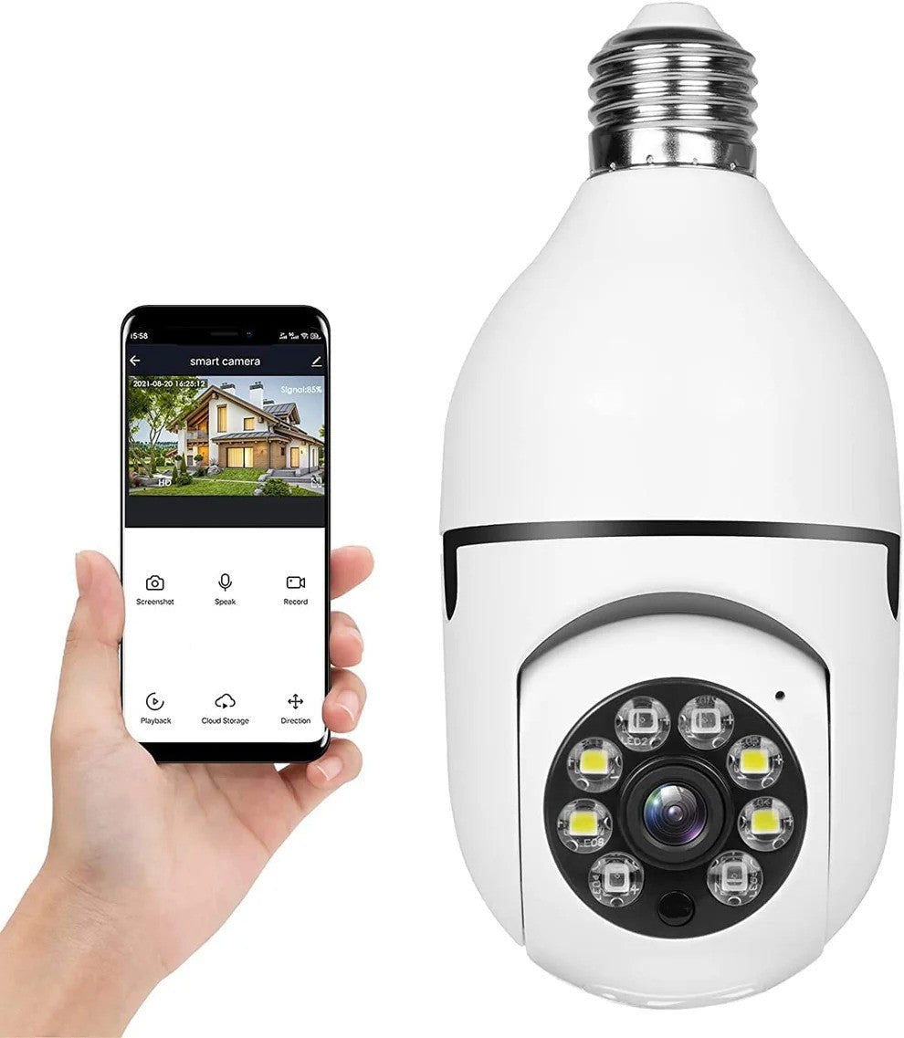 Drahtlose Wifi Lichtbirne Kamera Auflösung 1080 Pixel 200 Watt