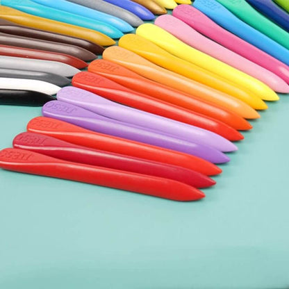 Kreativ-Set - Bunte Wachsmalstifte aus Bio-Materialien