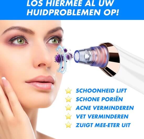 Elektrischer Porenreiniger für reine Haut