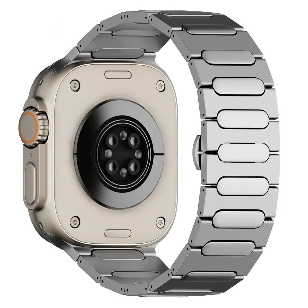 Titanarmband + Schmetterlingsverschluss für Apple Watch Ultra 1/2