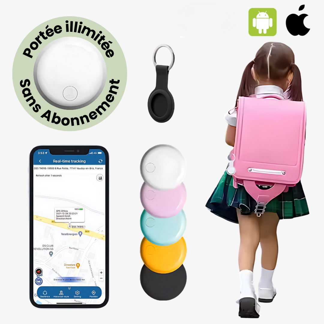 Tag GPS Kind Ohne Abonnement - ANDROID / iOS - Zelara