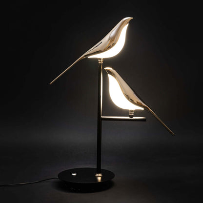 Moderne LED-Tischleuchte Vogel Design