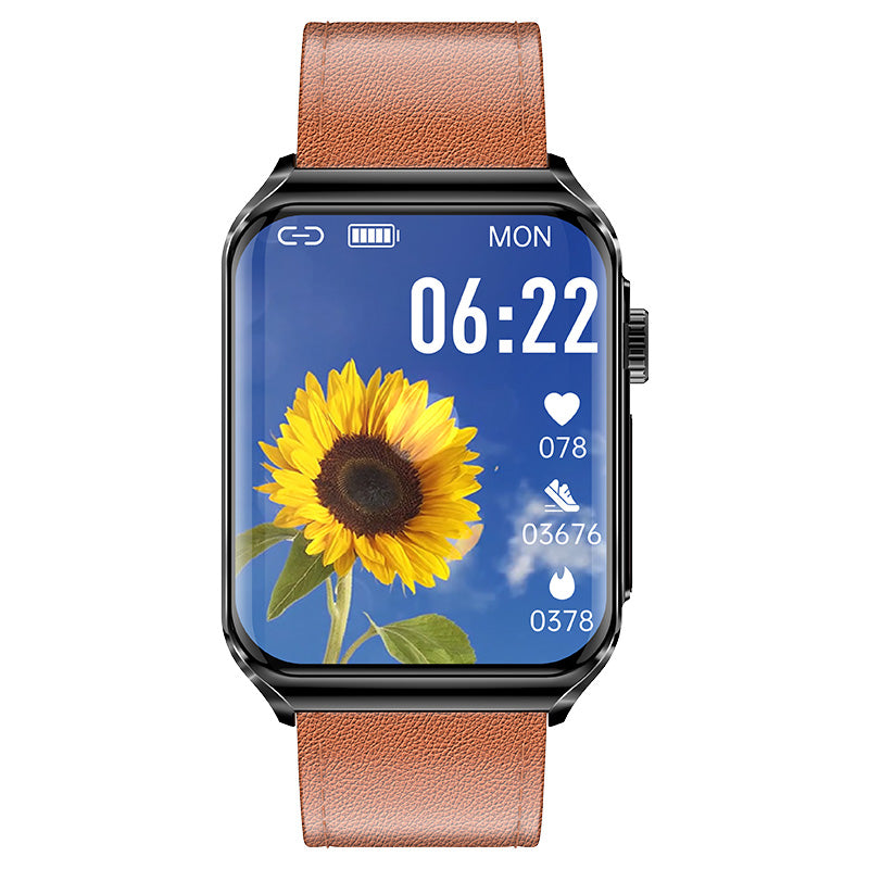 ECG-Test Blutlipide Harnsäure One Touch Wählen SOS-Anrufe Smartwatch