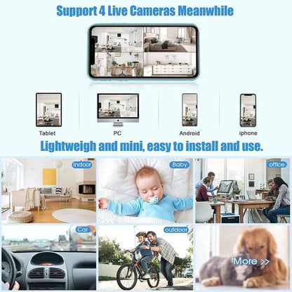 Mini kabellose magnetische Kamera mit Audio- und Video-Live-Feed