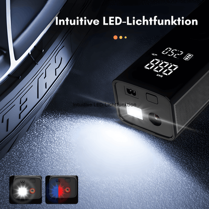 Zelara Luftpumpe mit Digitalanzeige