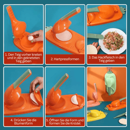Knödelform - Teigtaschenpresse - 27,5 x 23 cm