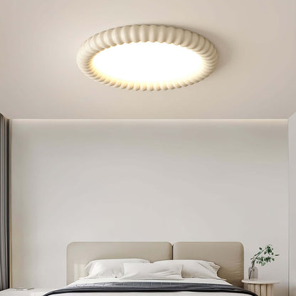 Moderne LED Deckenleuchte - Wellen-Design