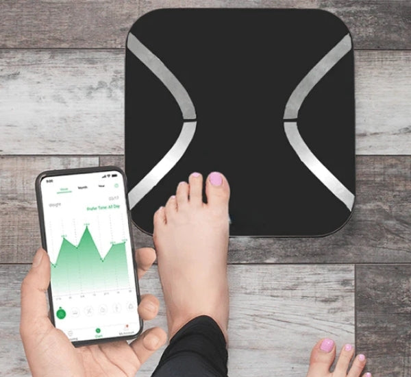 Smart Körperanalysewaage mit App &amp; Bluetooth – 14 Messwerte per BIA-Technologie