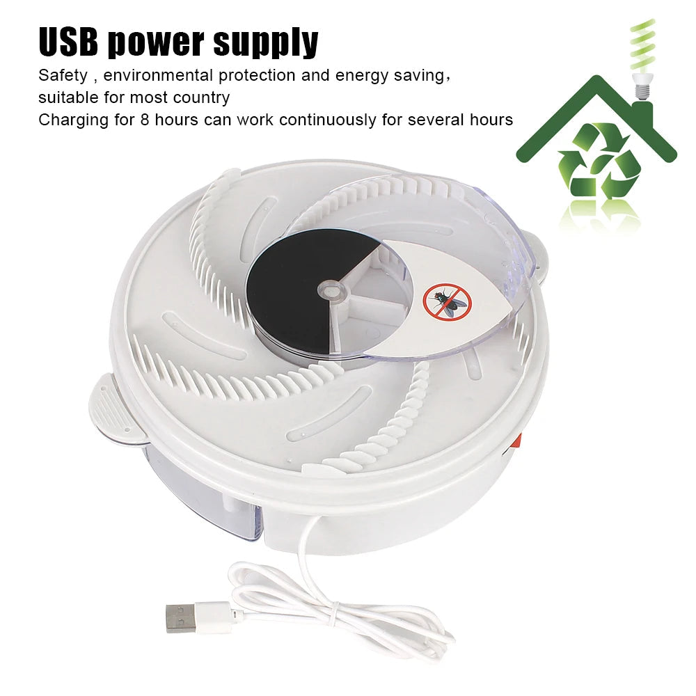 Elektrische Fliegenfalle Leise USB-betrieben und automatisch
