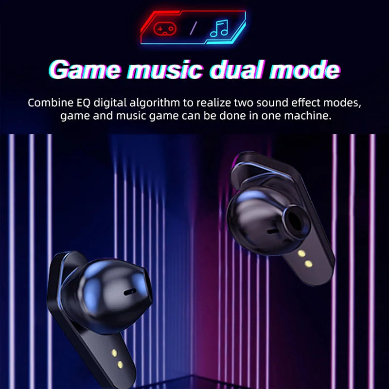 X15 TWS Gaming Ohrstöpsel drahtlose Bluetooth Kopfhörer mit Mic Bass Audio Sound Positionierung 9D Stereo Musik HiFi Headset für Gamer