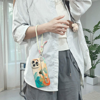 Schwebende Wolken | Multifunktionale Armbandhülle für iPhone-Serie