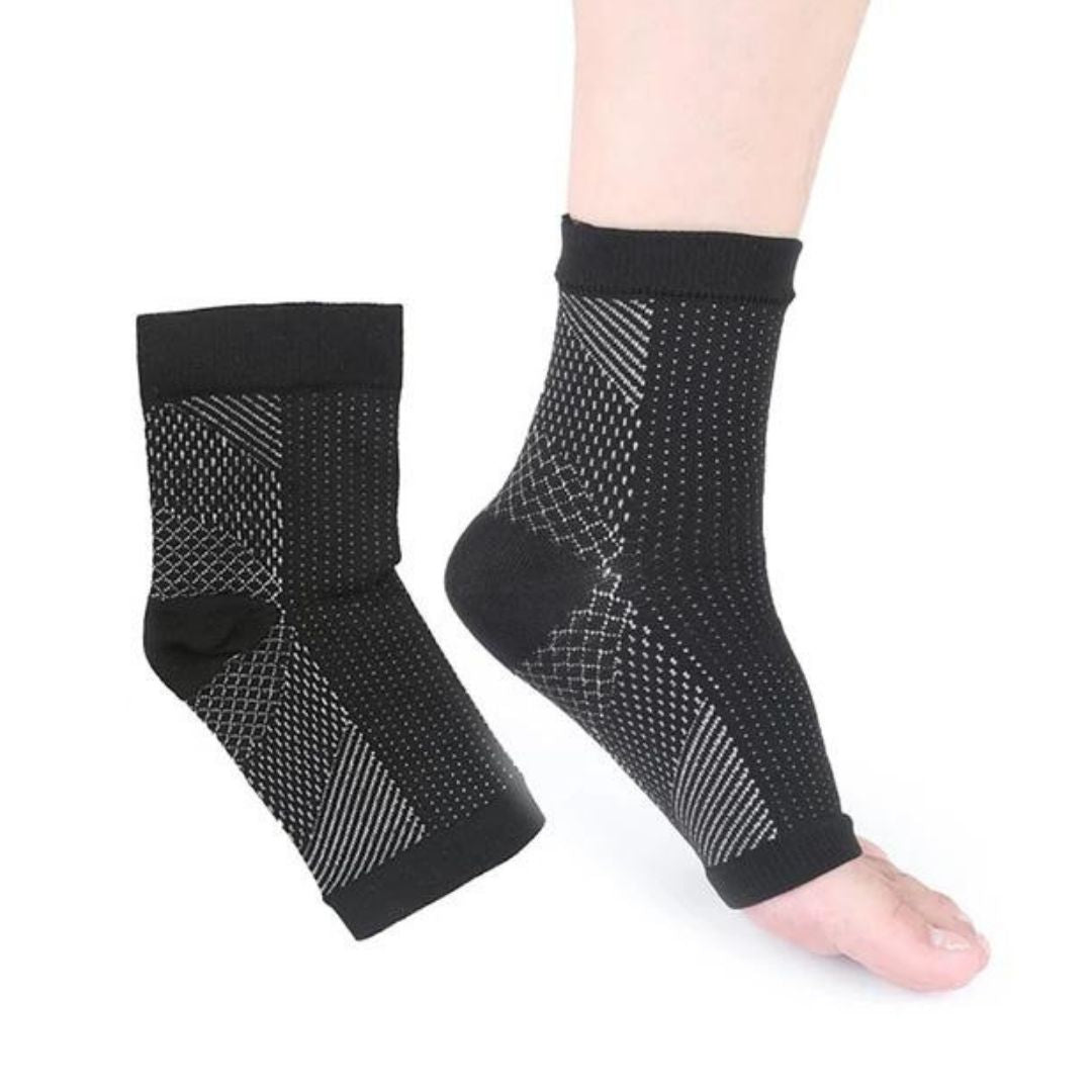 Orthopädische Kompressionsstrümpfe zur Linderung von Krampfadern - Kniestrümpfe zur Unterstützung der verbesserten Durchblutung