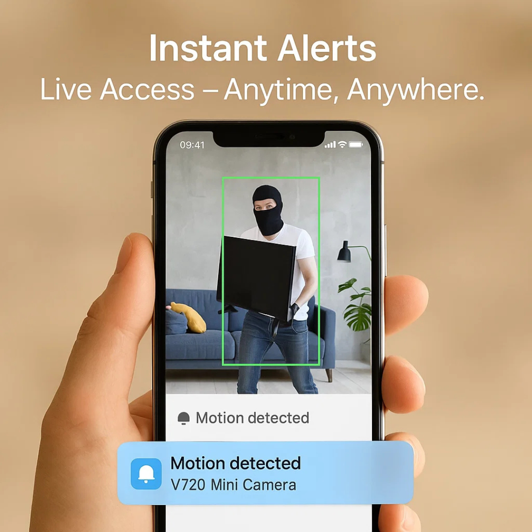 Mini WLAN versteckte Kamera und Audio - Winzige Überwachungs-Mini-Spionkameras Drahtlose Nanny-Überwachung