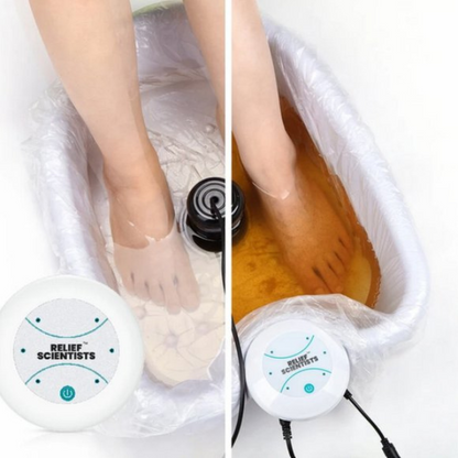 Premium-Ionen-Fußdetoxbad mit Vibrationsmassage &amp; Whirlpoolfunktion, Elektrisch, Kompakt