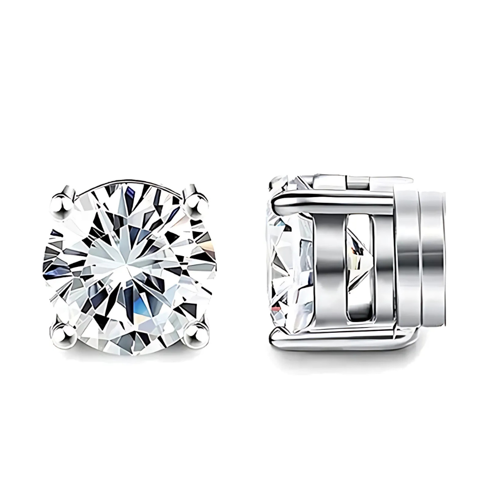 Premium Unisex Magnetische Kristall Design Steckerohrringe