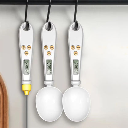 2-in-1 Digitale Mini Löffelwaage &amp; Lebensmittelthermometer