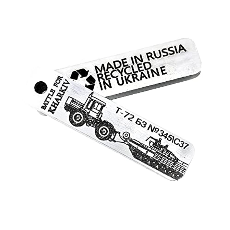 Ukrainischer brutaler Militär-Schlüsselanhänger