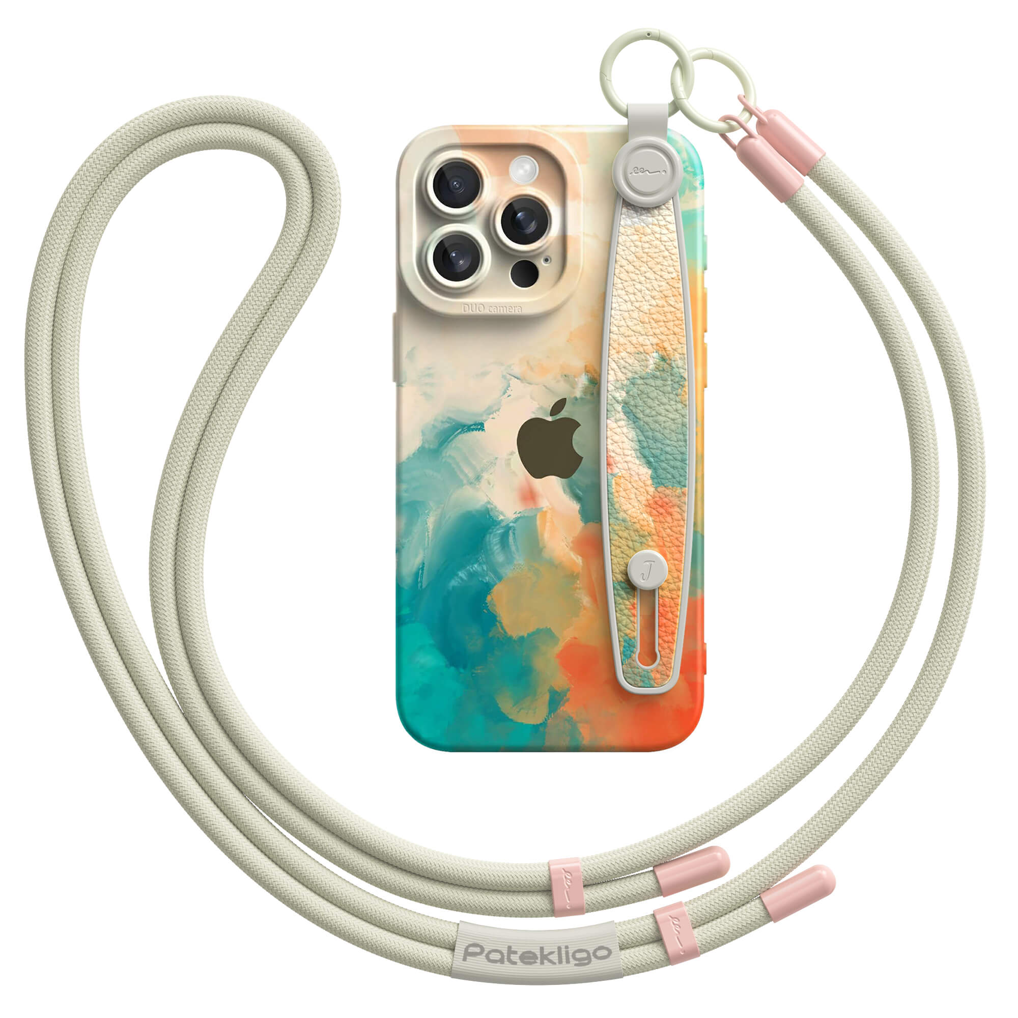 Schwebende Wolken | Multifunktionale Armbandhülle für iPhone-Serie