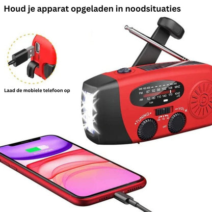 Ultimative Notfallradio mit Powerbank &amp; SOS-Funktion