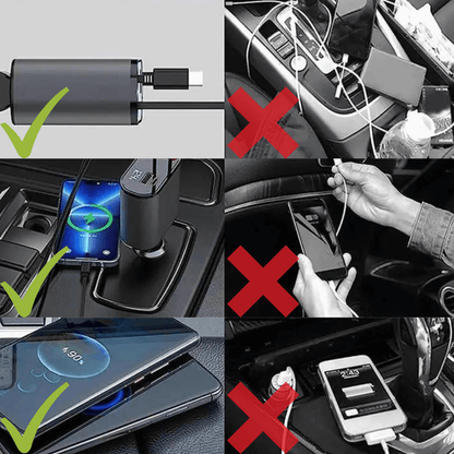 PowerHub 4-in-1 Auto Ladesation - Optimales Laden, Kompaktes Design