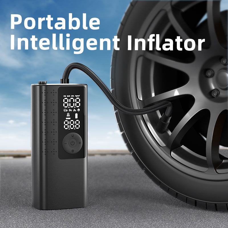 Zelara - Offizieller Smart Air Pump, Tragbarer Reifeninflator, Tragbare Reifenpumpe, Luftkompressor und Fahrradluftpumpe