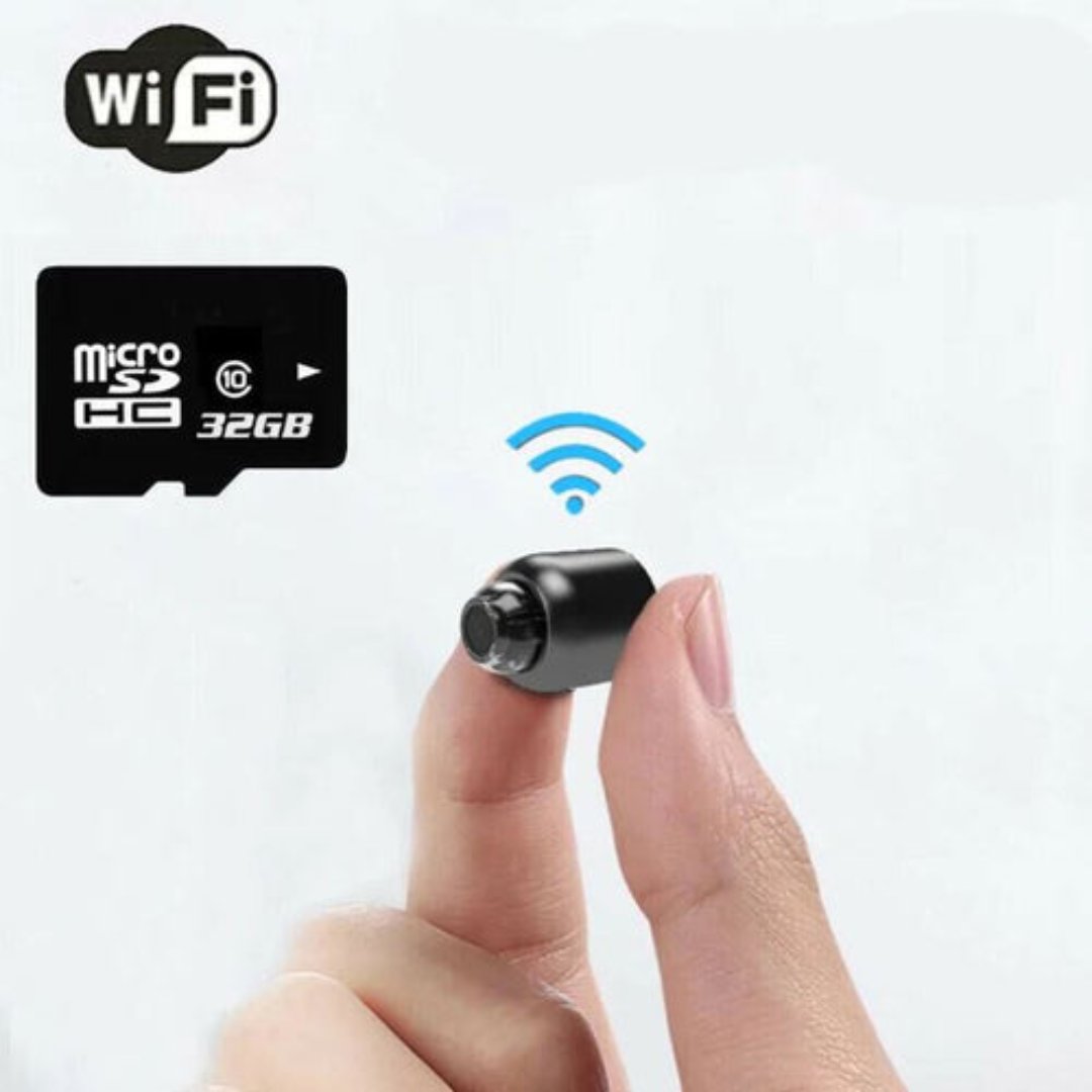 Mini WLAN versteckte Kamera und Audio - Winzige Überwachungs-Mini-Spionkameras Drahtlose Nanny-Überwachung