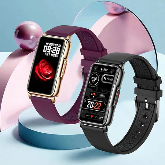 Smart Health Tracking Smartwatch mit Herzfrequenz-, Schlaf-, Fitness- und Laufüberwachung für einen aktiven Lebensstil