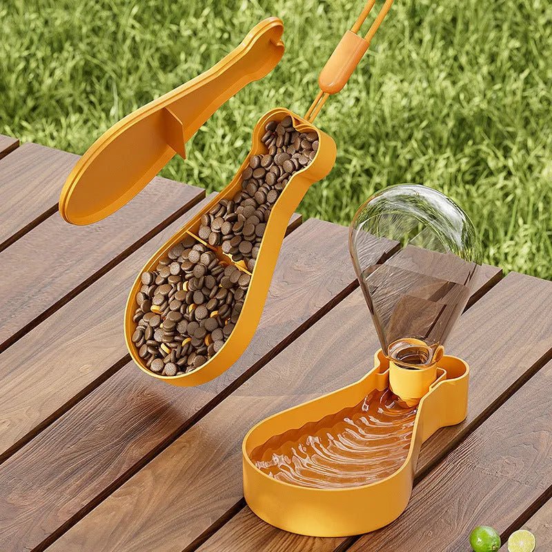 SnackKeule – Die stylische 2in1 Reise-Futterstation für Hunde