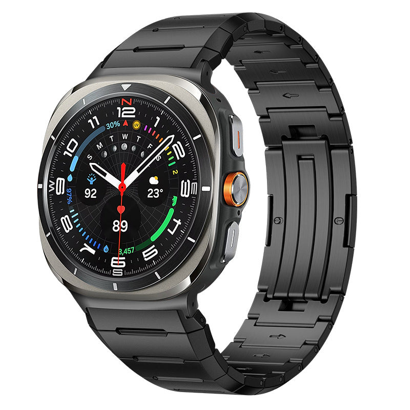 Geometrischer Abschnitt schlankes Stahlband geeignet für Samsung Uhrenarmbänder