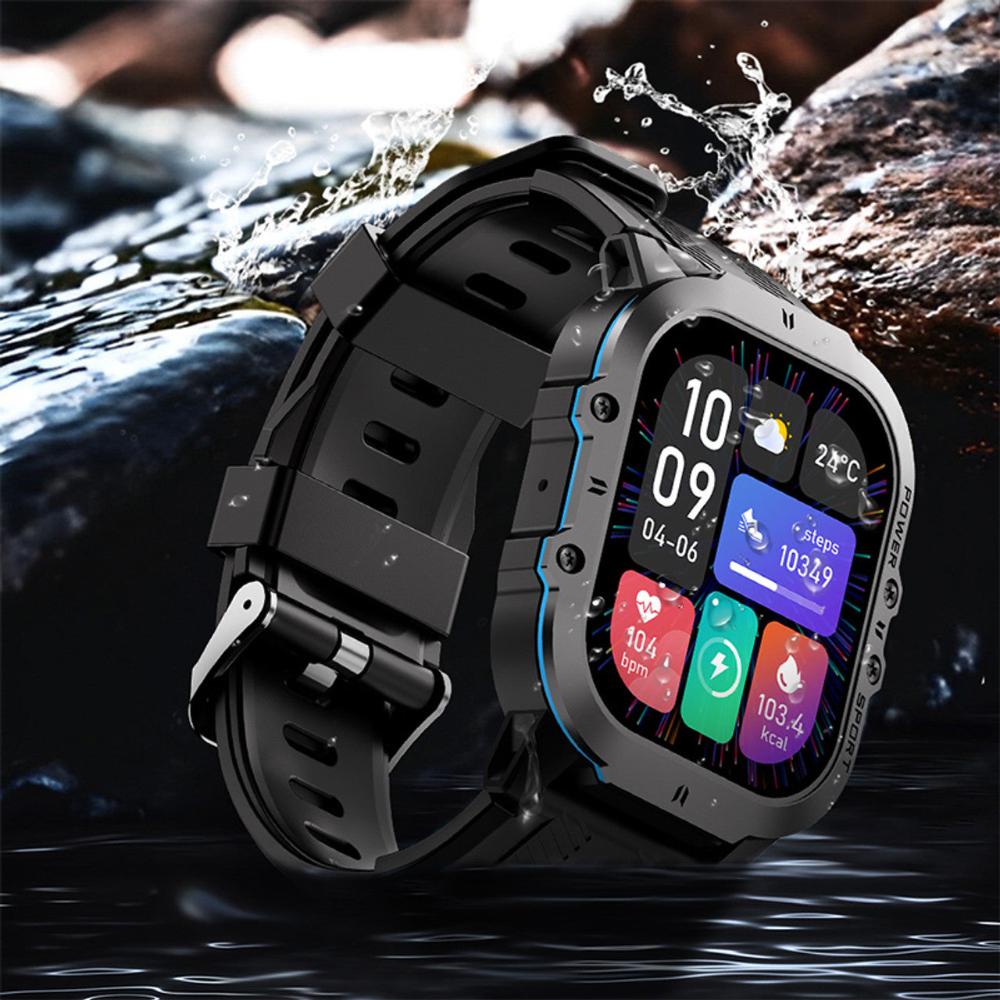 SwimGuard Runden Zähler Smartwatch – Wasserfestes Design, Fitness Tracker, Lange Akkulaufzeit, Perfekt für Schwimmer